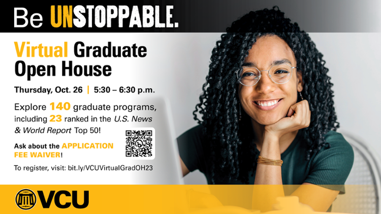 flyer for VCU Open House 2023